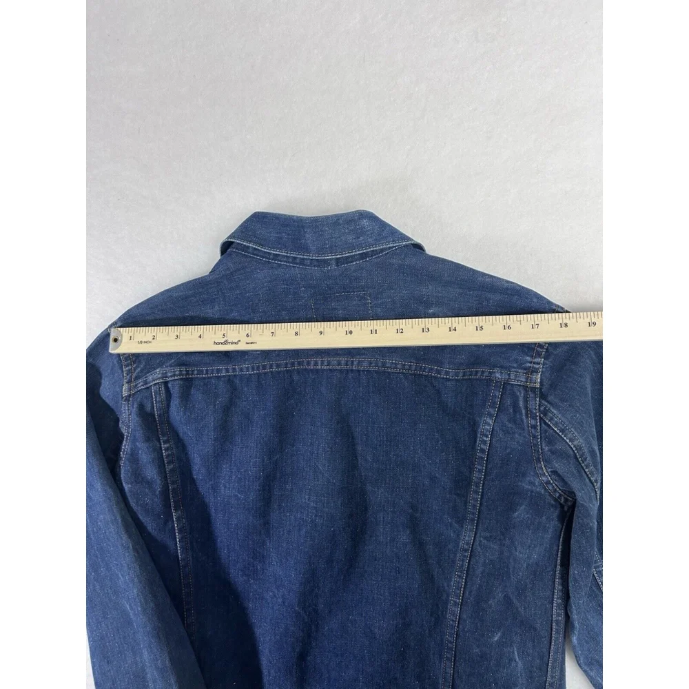 RARE Levi's White Tab 'Big E' Type 3 Vintage 60's/70's Denim Trucker Jean Jacket - Picture 10 of 15